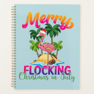 Merry Flocking Christmas Weihnachten im Juli Planer