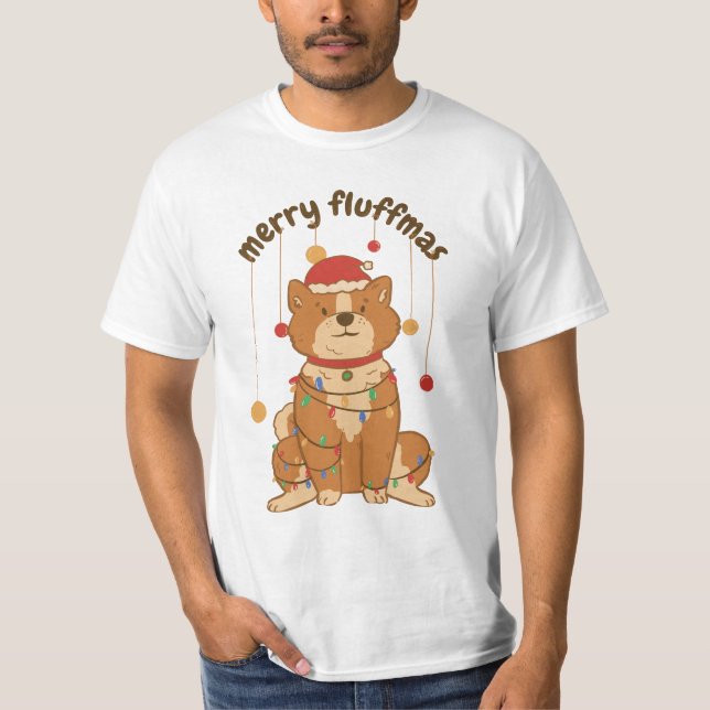 Merry Fluffmas T-Shirt (Vorderseite)