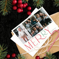 Merry Foto Simple Red Green