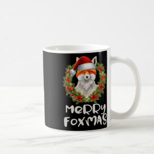 Merry Foxmas Weihnachten Niedlich Weihnachten Kaffeetasse