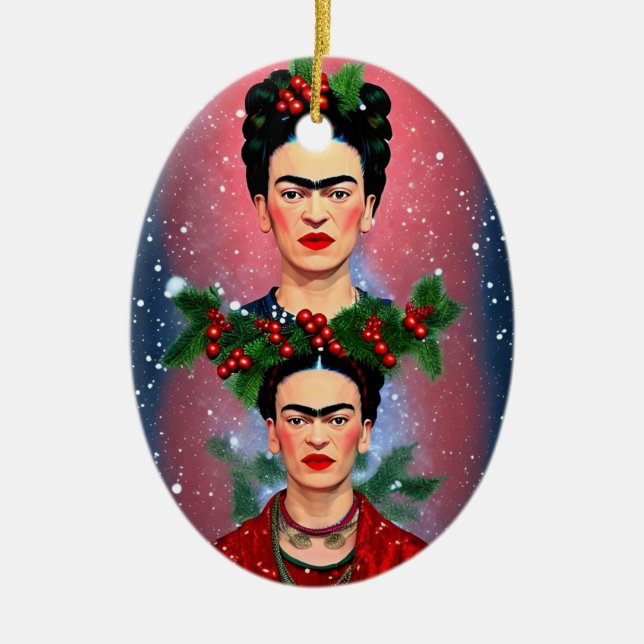 Merry Frida Keramik Ornament (Vorne)