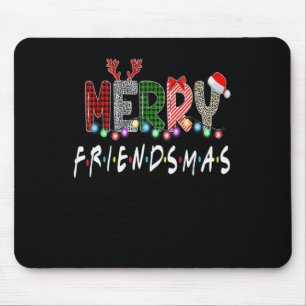 Merry Friendsmas Christmas Friends Matching Sweate Mousepad