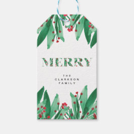 MERRY Geschenkmarke Geschenkanhänger