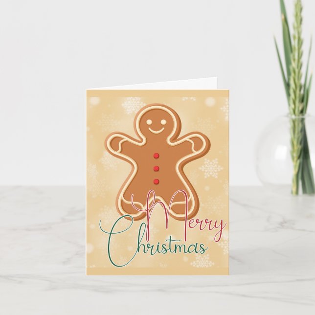Merry Ginger Christmas Cards Karte (Vorderseite)