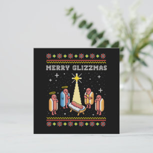 Merry Glizzmas hässliche Weihnachten Hot Dog Xmas