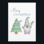 Merry GnomeMas Christmas Tree Gnome Holiday Card<br><div class="desc">Niedliche Weihnachts-Gnome-Urlaubskarte für alle Ihre Familie und Freunde. Das ist so süß wie möglich.</div>