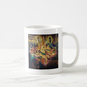 Merry Go Round Animals Grunge Tasse