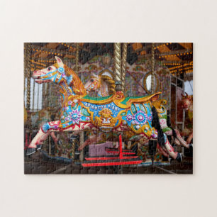 Merry Go Round Carousel Pferd Brighten Pier Puzzle