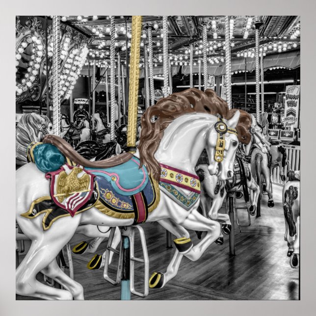 Merry Go Round Carousel Poster (Vorne)