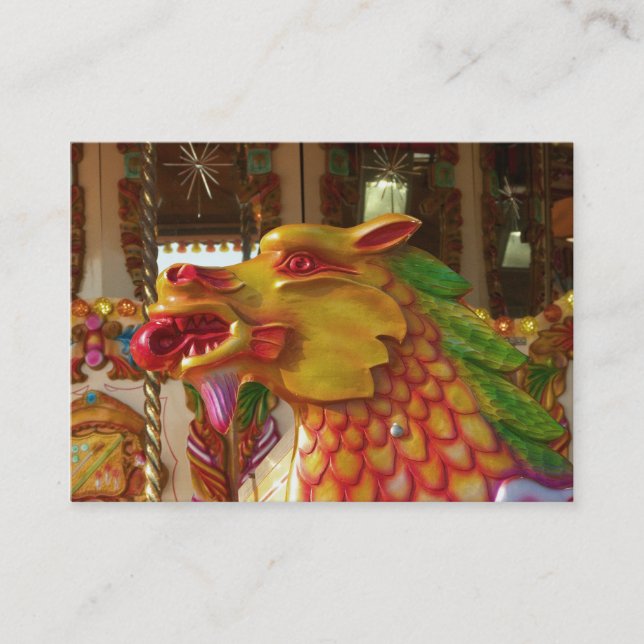 Merry-go-Round-Dragon Visitenkarte (Vorderseite)