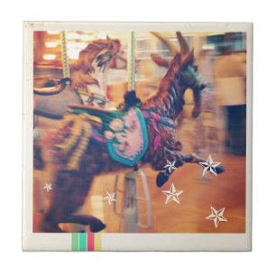 Merry Go Round Goat Fliese