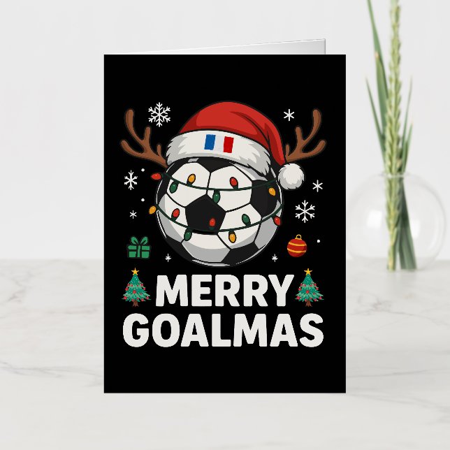 Merry Goalmas France - Funny Soccer Christmas (Vorderseite)