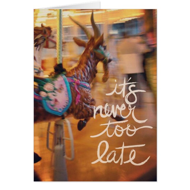 Merry Goat Es ist nie zu spät, Inspirier (Vorne)