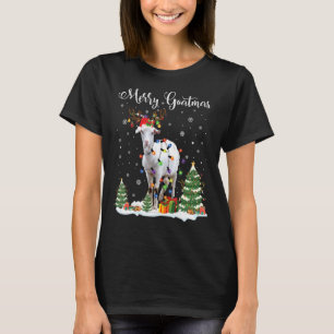 Merry Goatmas Goat Christmas Reindeer T-Shirt
