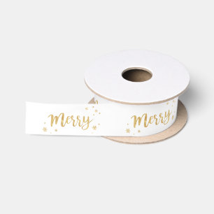 Merry (Gold) Satinband