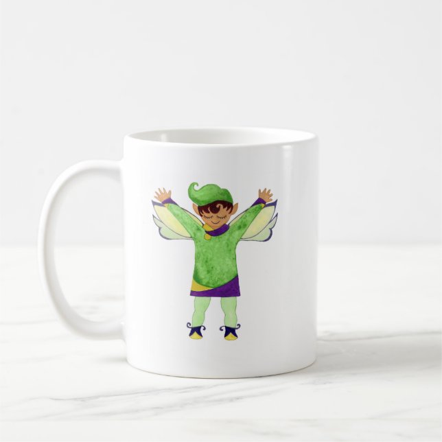Merry Green Elf Tasse (Links)