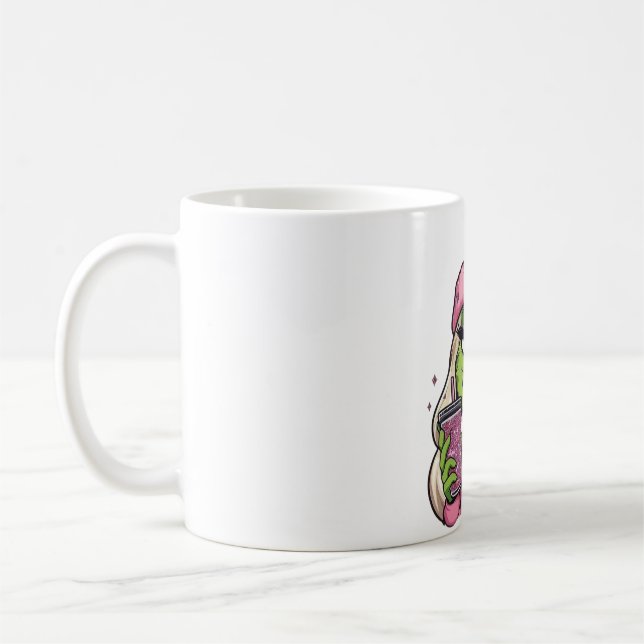 💚 Merry Grinchmas Girl Mug Kaffeetasse (Links)
