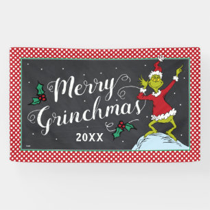Merry Grinchmas Grinch Holiday Party Banner