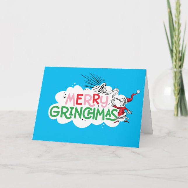 Merry Grinchmas Mister Grinch Karte (Vorderseite)