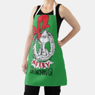 Merry Grinchmas Wreath Schürze