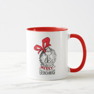 Merry Grinchmas Wreath Tasse
