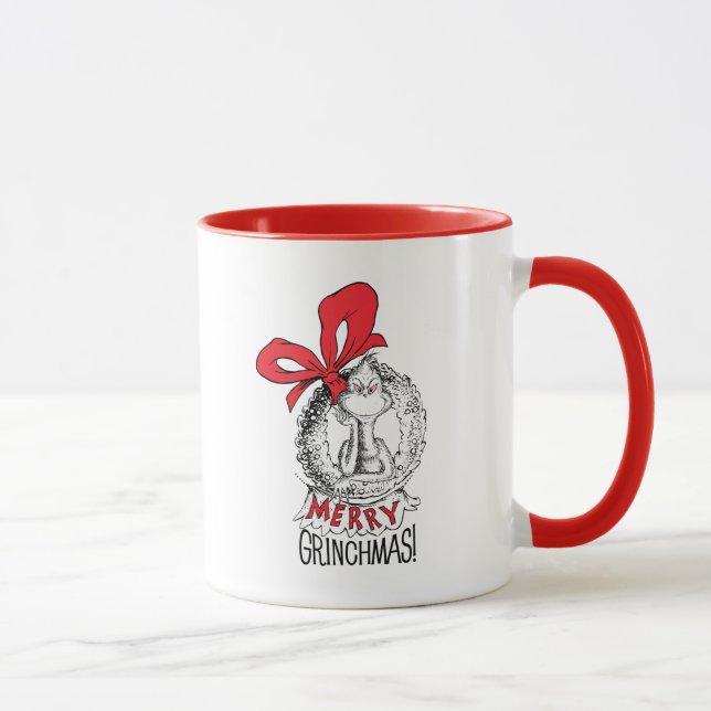 Merry Grinchmas Wreath Tasse (Rechts)