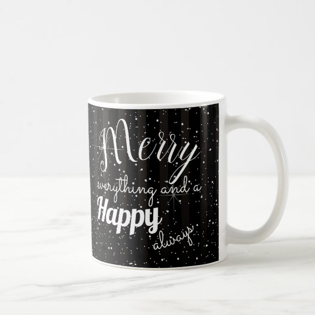 Merry Happy Foto - Tasse (Rechts)