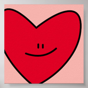 Merry Heart Print Poster