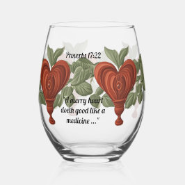 Merry Heart Trinkbehälter Set Stemless Glass Weinglas Ohne Stiel