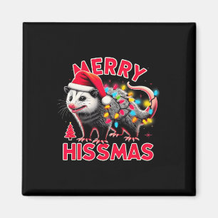 Merry Hissmas Funny Possum Weihnachten Weihnachten Magnet