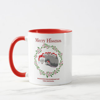 Merry Hissmas Possum Tasse