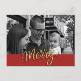 Merry Holiday Postcard Feiertagspostkarte