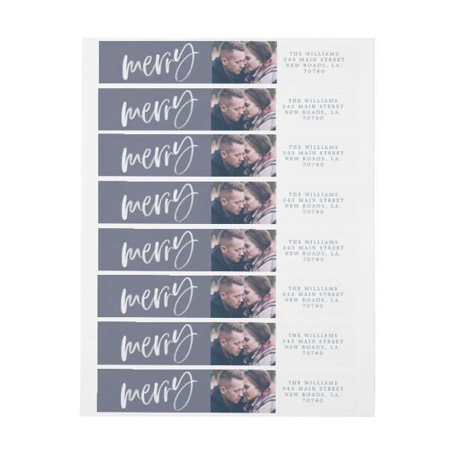 Merry Holiday Wrap Envelope Labels (Bogen)