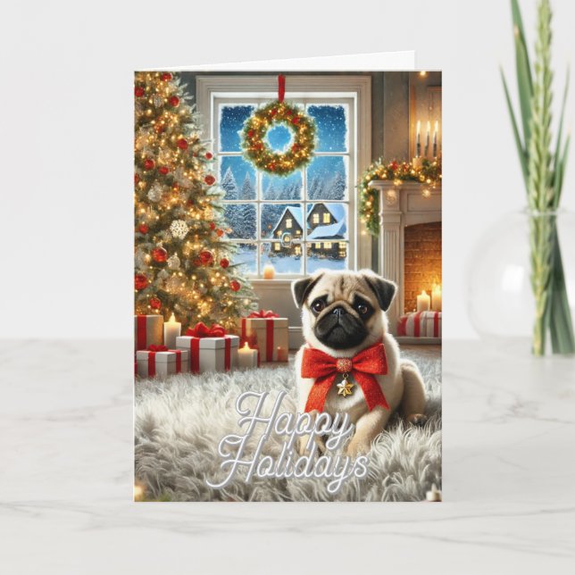 Merry Holidays Card Feiertagskarte (Vorderseite)