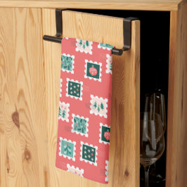 Merry Holly Days Stamps Geschirrtuch
