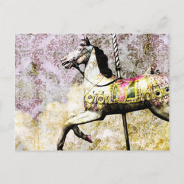 Merry Horse Feiertagspostkarte