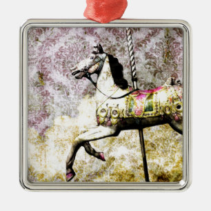 Merry Horse Silbernes Ornament