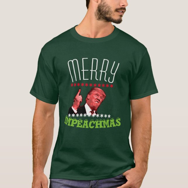 Merry Impeachmas Loser Trump Shirt (Vorderseite)