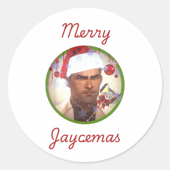 Merry Jaycemas Sticker (Vorderseite)