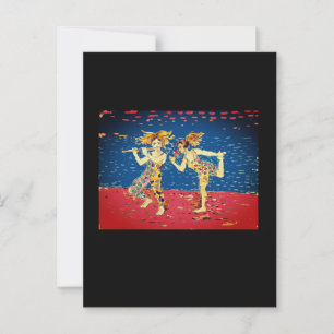Merry Jesters Postkarte