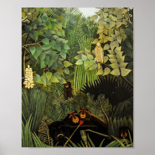 Merry Jesters von Henri Rousseau Poster