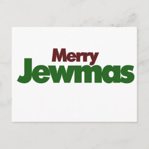 Merry Jewmas Feiertagspostkarte
