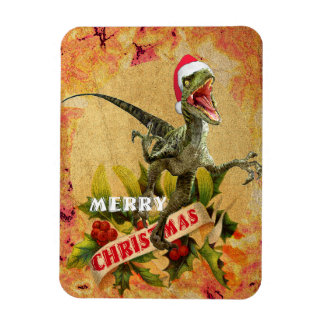 Merry Jurassic Christmas (II) Magnet