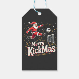 Merry Kickmas Funny Santa Claus Fußballfans Geschenkanhänger