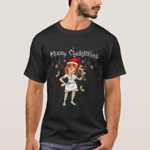 Merry Kids schenken Funny Xmas Nurure zu Weihnacht T-Shirt