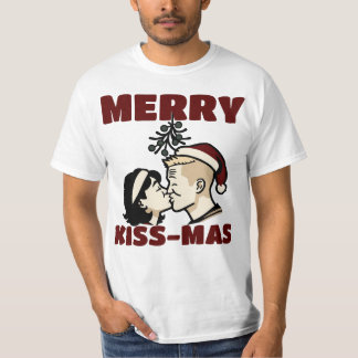 Merry Kiss-Mas Christmas T-shirt