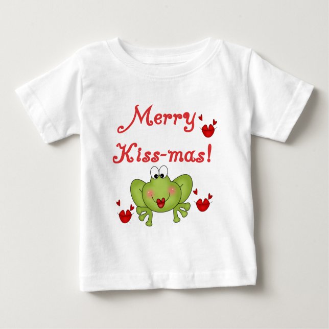 Merry Kiss-Mas Tshirts und Geschenke (Vorderseite)