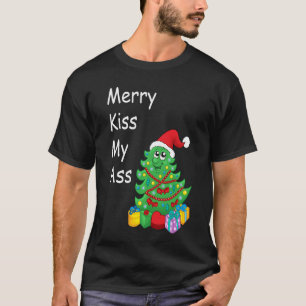 Merry Kiss-My-Ass Angepasst Scoop T - Shirt