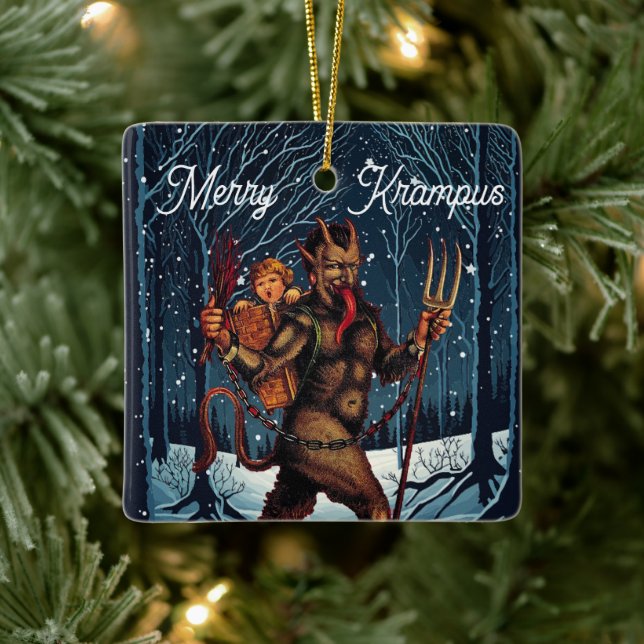 Merry Krampus Ornament (Baum)