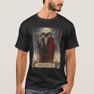 Merry Krampus Pajama Funny Christmas Horror Ugly S T-Shirt